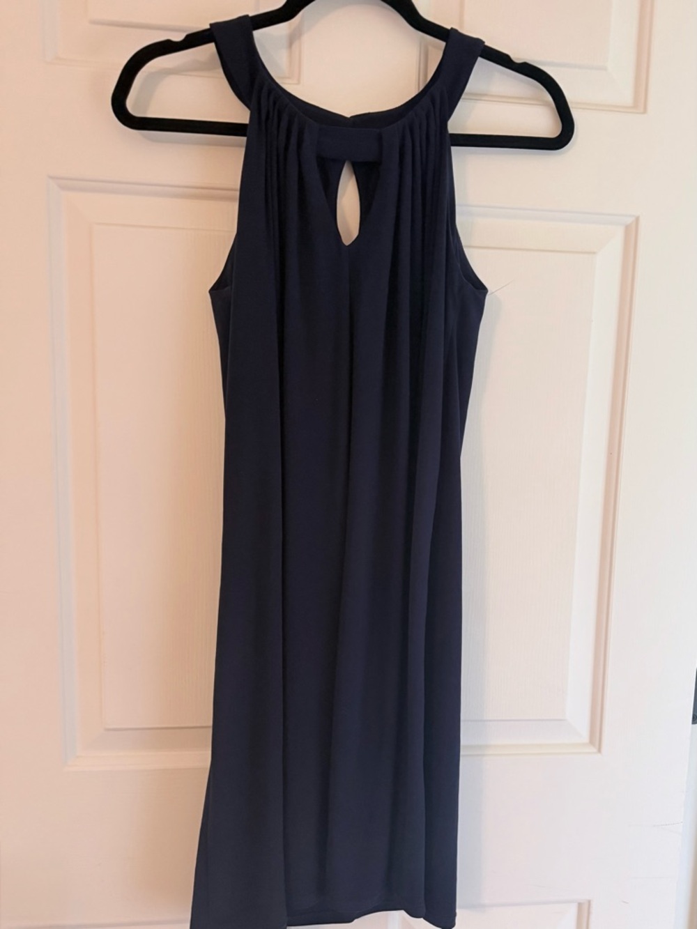Scarlett Nite Navy Keyhole Midi Dress